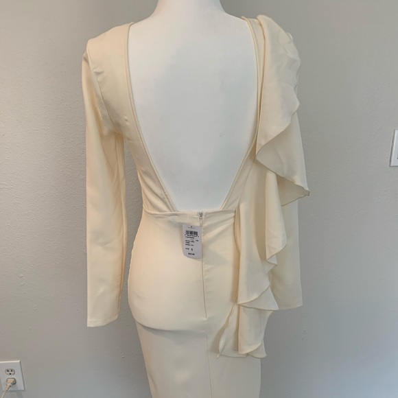 Windsor Ivory Open Back Dress - Picture 2 of 6